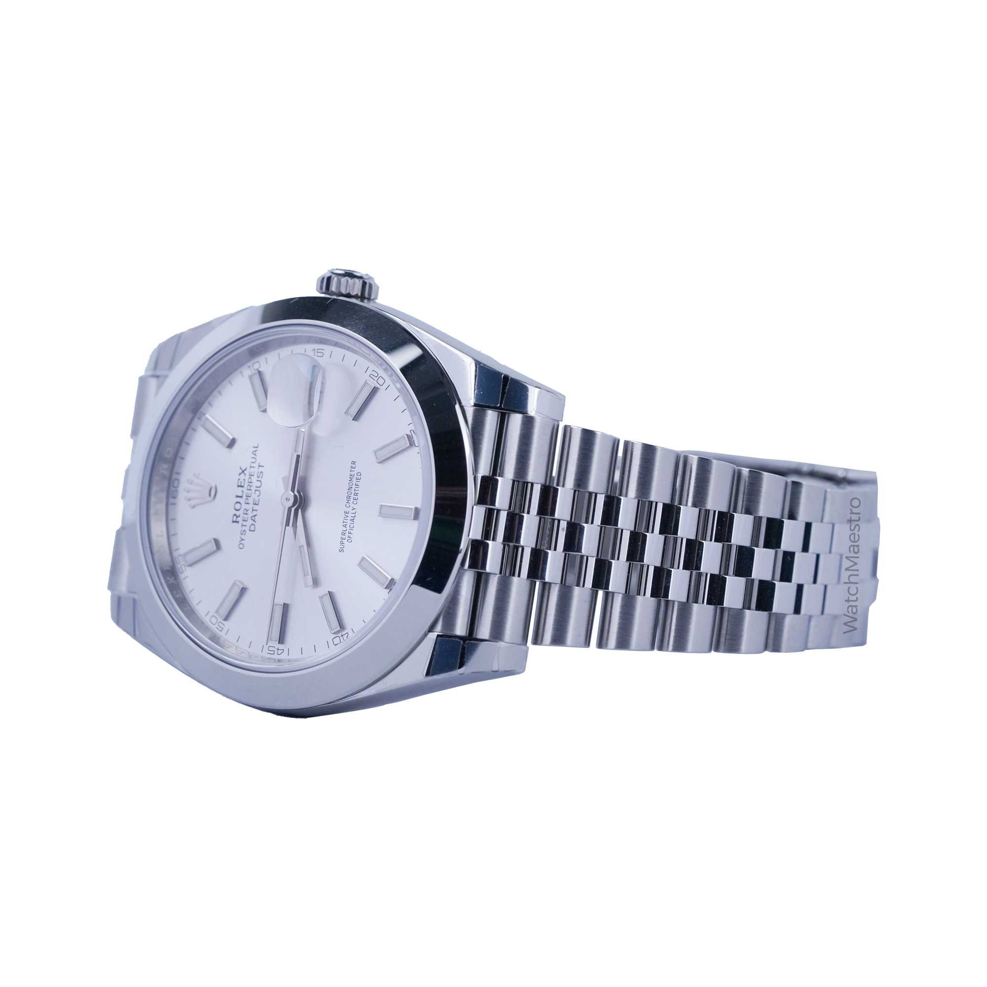 Rolex Silver Datejust 41 Jubilee