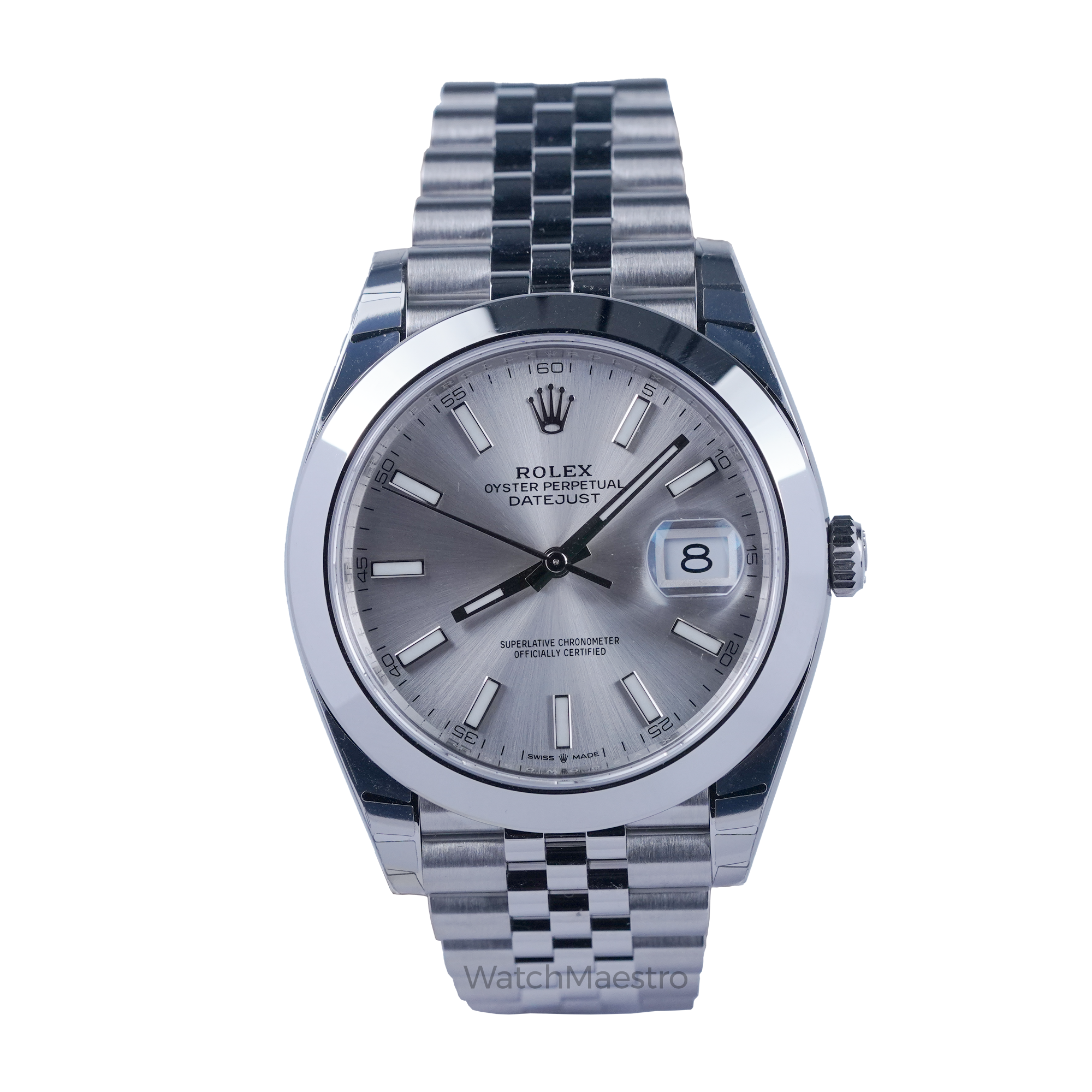 Rolex Silver Datejust 41