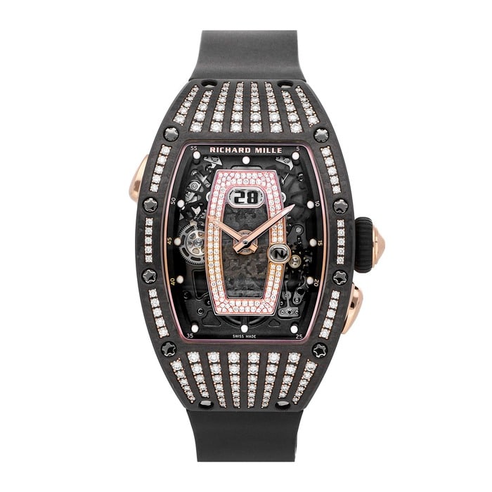 Richard Mille RM 037 Automatic Transparent 34 dial with Carbon case ref. RM037