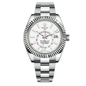 Rolex Sky Dweller Steel White