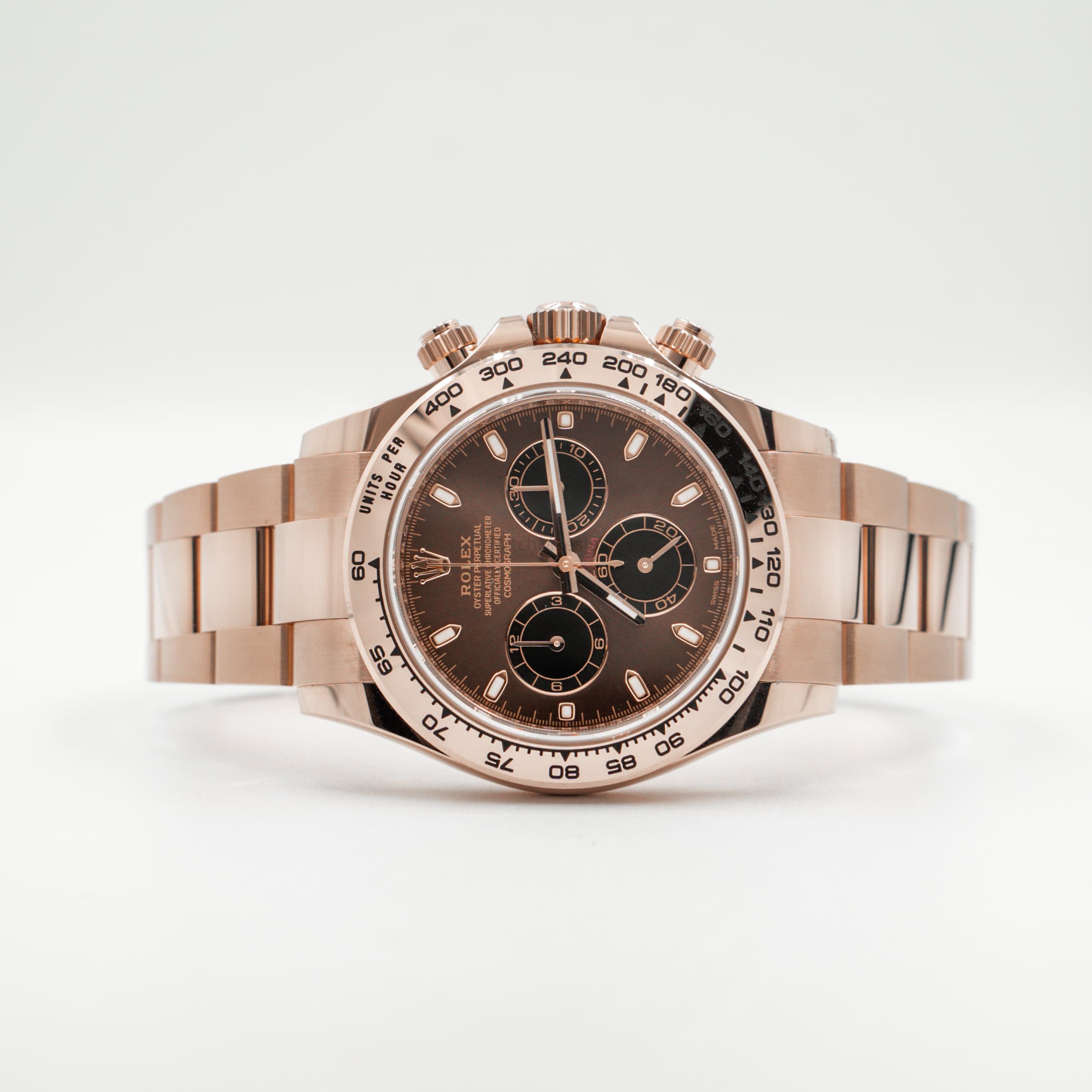Rolex Daytona 40 Everose Gold Chocolate And Black Dial 116505