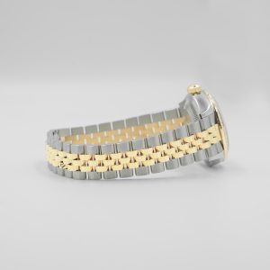 Rolex Lady-Datejust 28 Oystersteel And Yellow Gold Champagne Diamond Set Dial 279383RBR