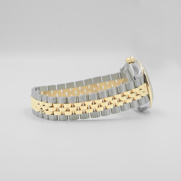 Rolex Lady-Datejust 28 Oystersteel And Yellow Gold Champagne Diamond Set Dial 279383RBR