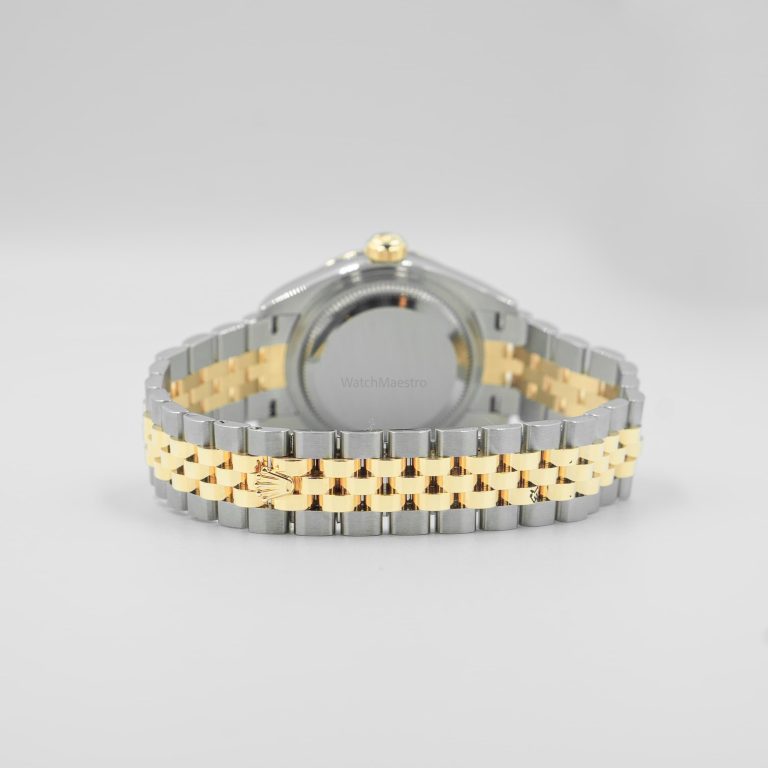 Rolex Lady-Datejust 28 Oystersteel And Yellow Gold Champagne Diamond Set Dial 279383RBR