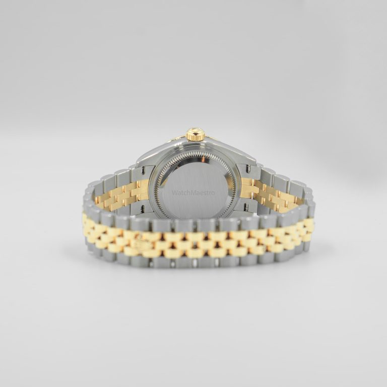 Rolex Lady-Datejust 28 Oystersteel And Yellow Gold Champagne Diamond Set Dial 279383RBR