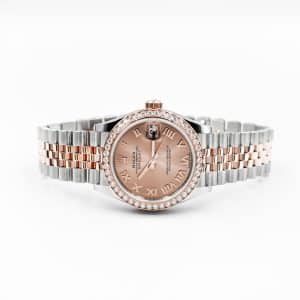Rolex Lady-Datejust 28 Oystersteel, Everose gold and diamonds 279381RBR