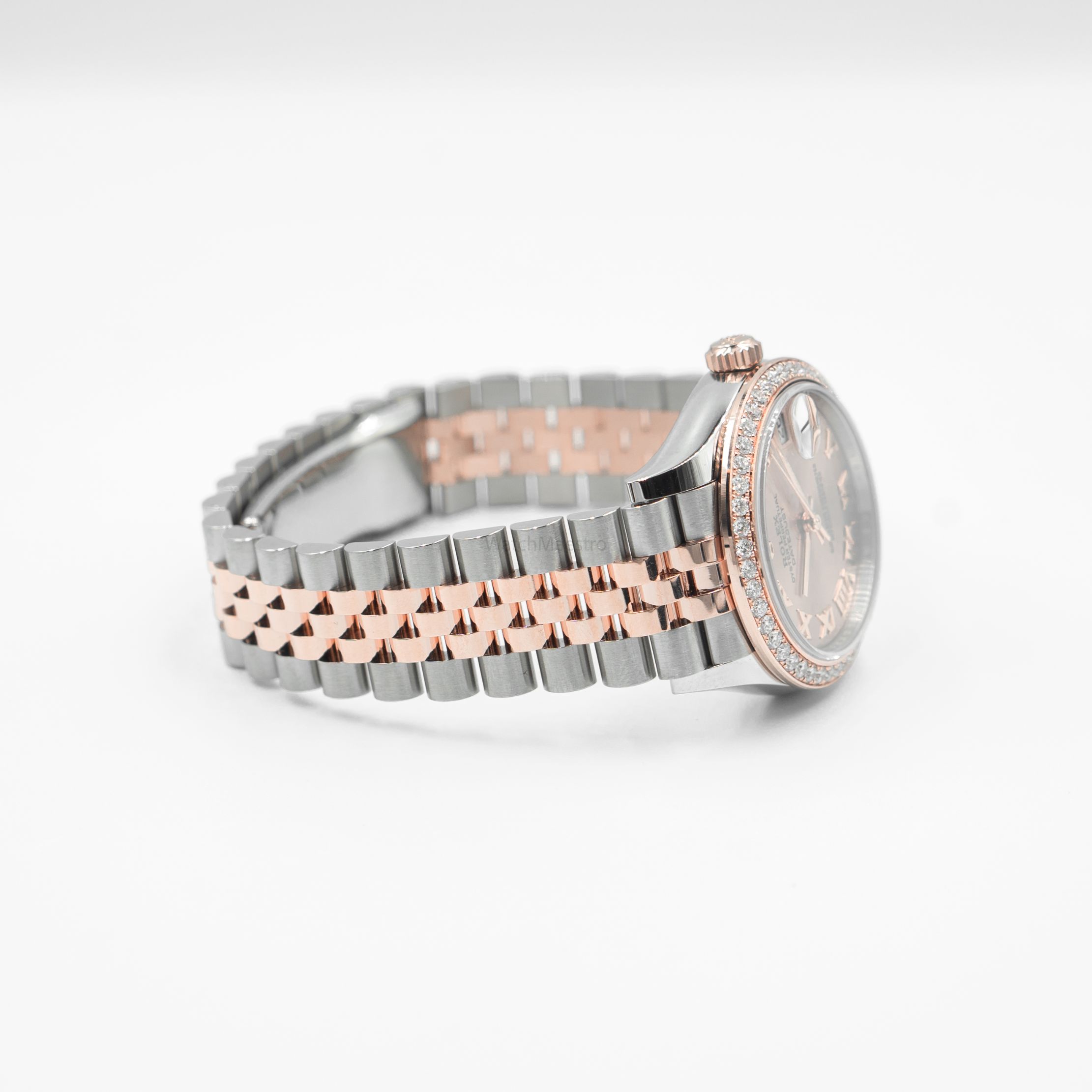 Rolex Lady-Datejust 28 Oystersteel, Everose gold and diamonds 279381RBR