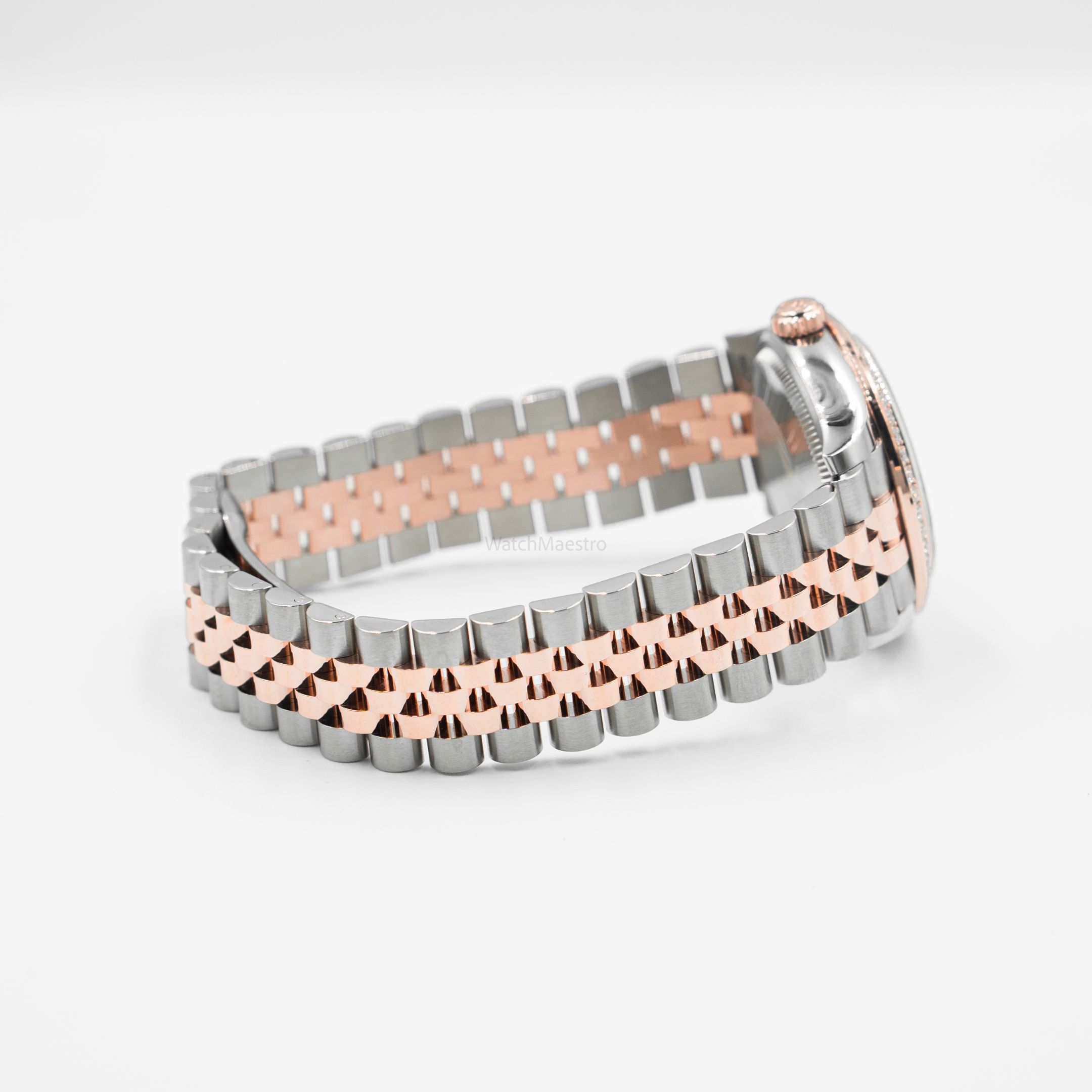 Rolex Lady-Datejust 28 Oystersteel, Everose gold and diamonds 279381RBR