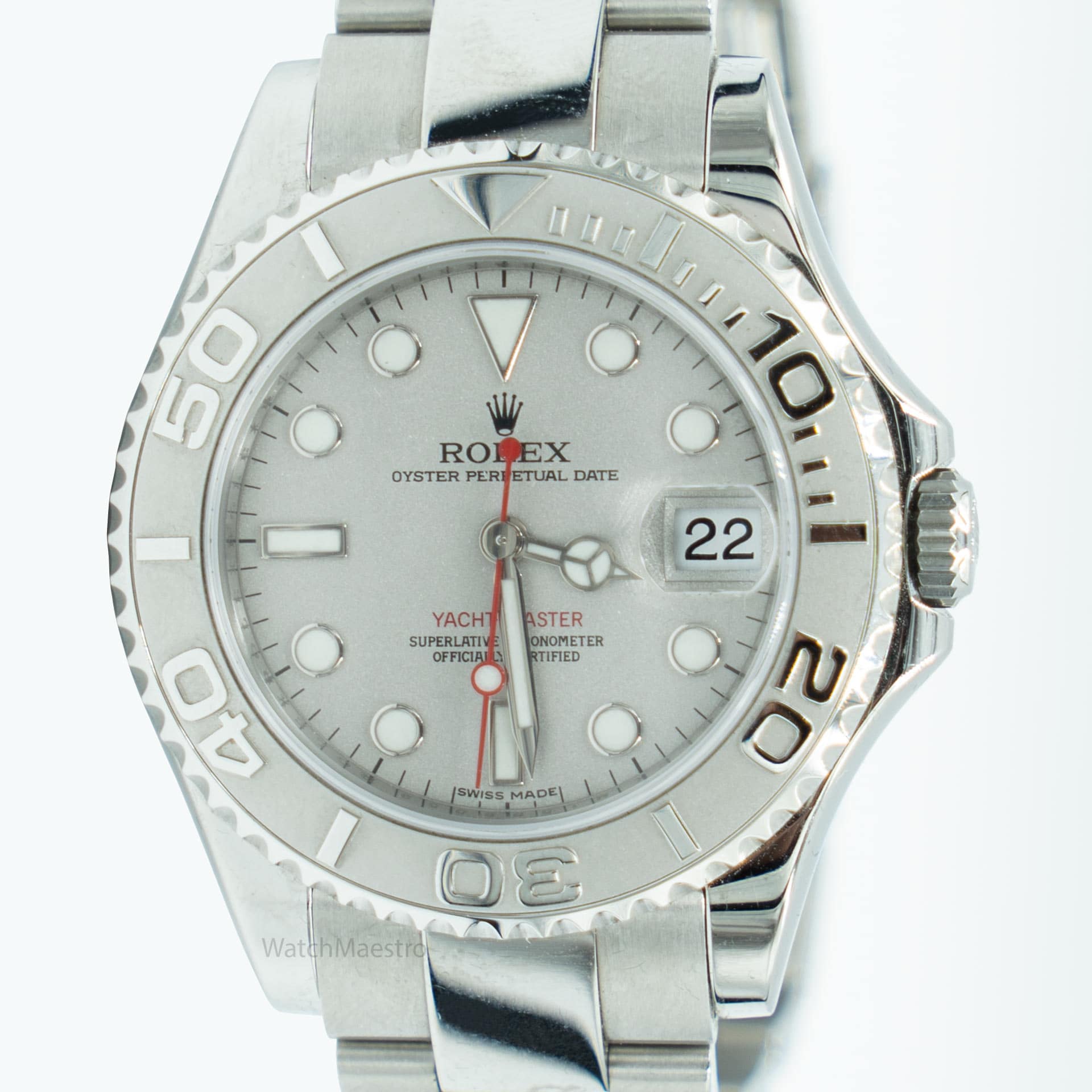 Rolex Yacht-Master 35 Grey dial 168622