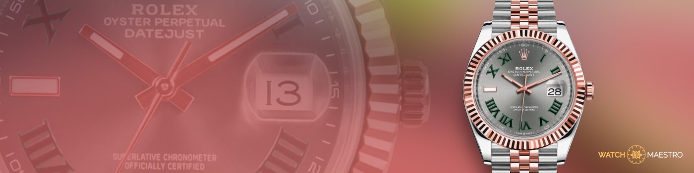 Rolex Wimbledon rose gold model