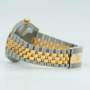 Rolex Datejust gold steel diamonds