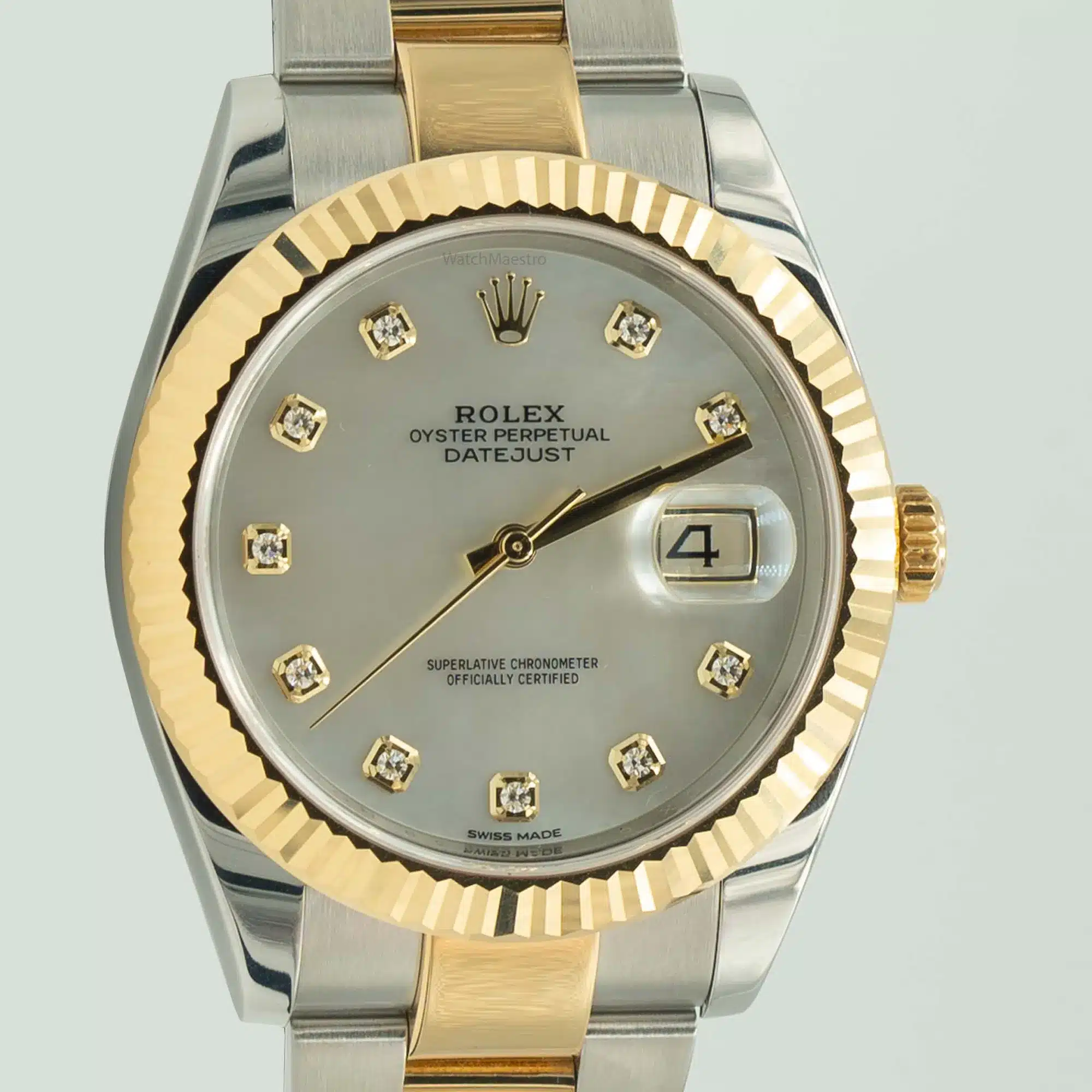 Rolex Datejust 41 MOP Fluted bezel