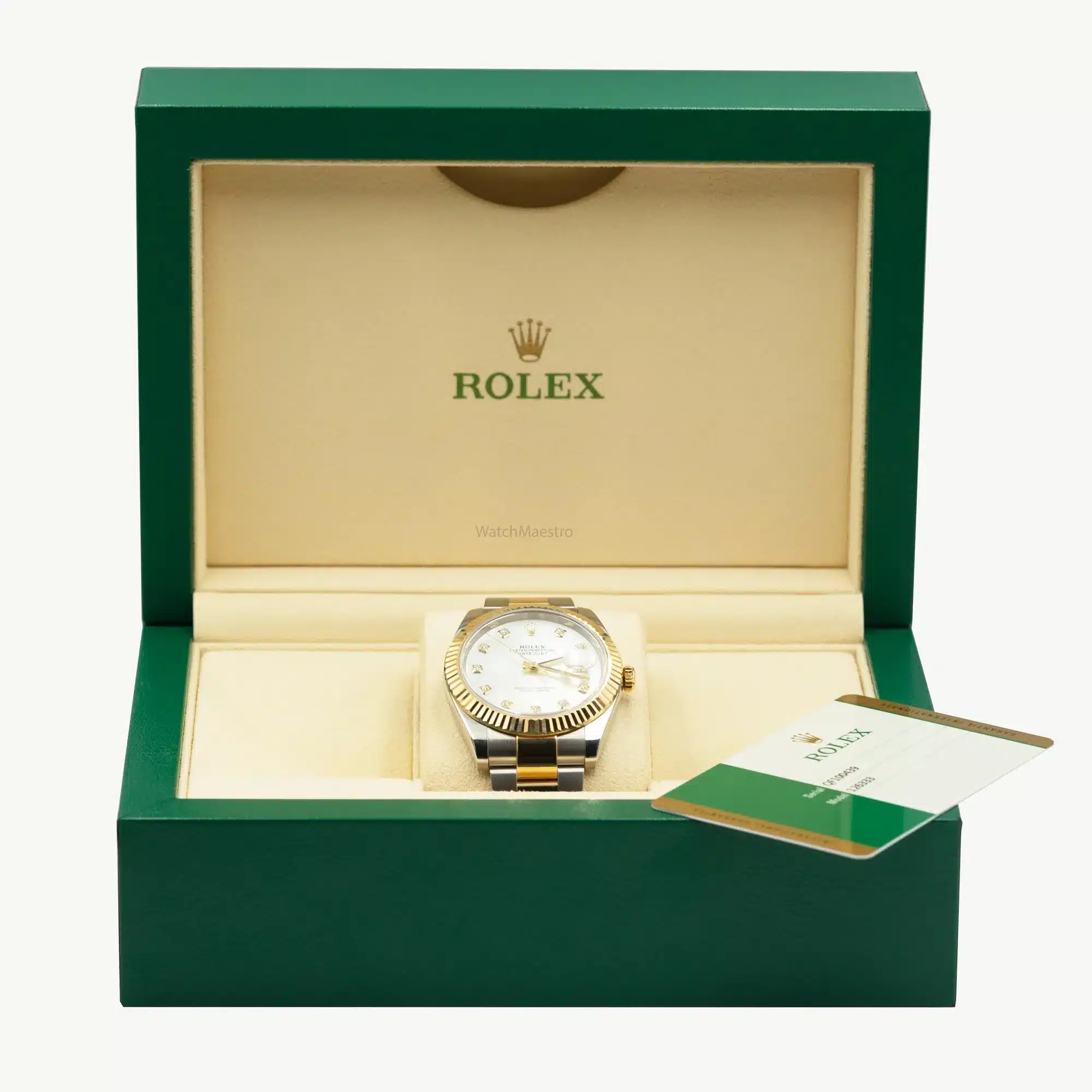 Rolex Datejust 41 MOP box