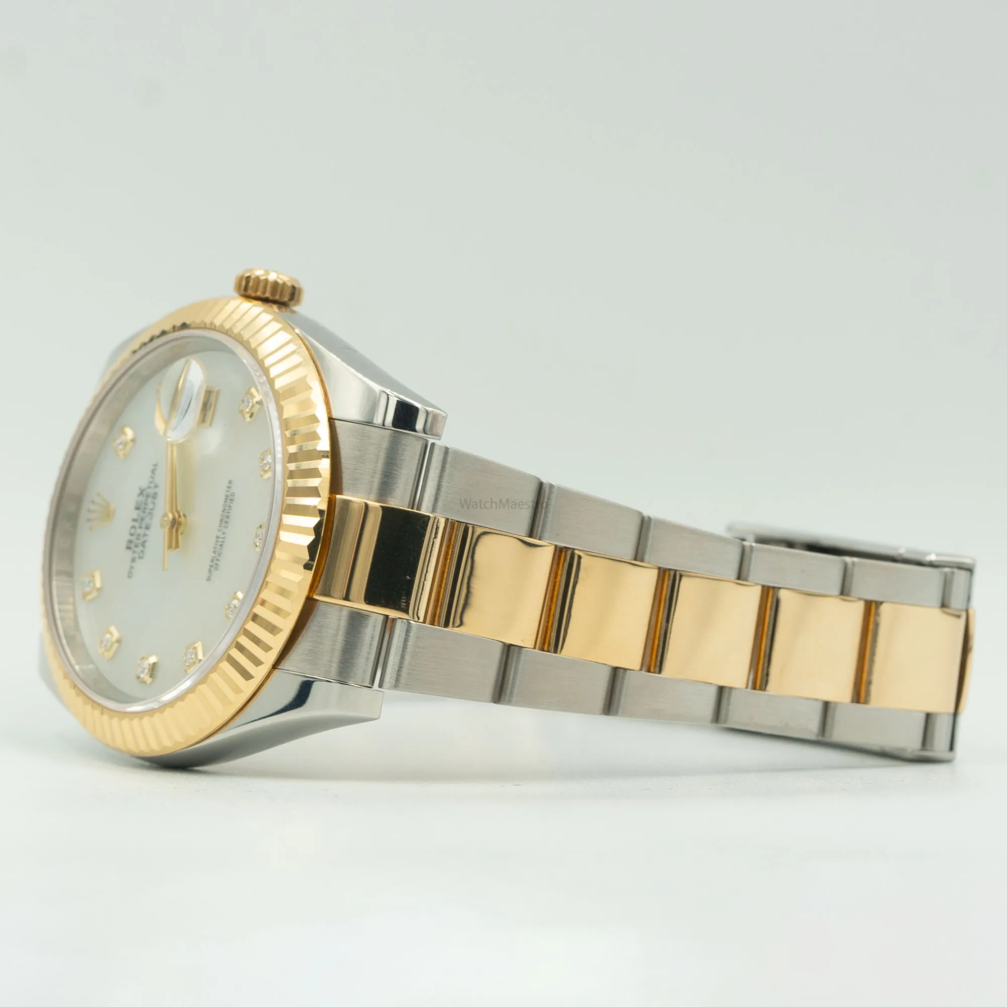 Rolex Datejust 41 MOP with diamonds
