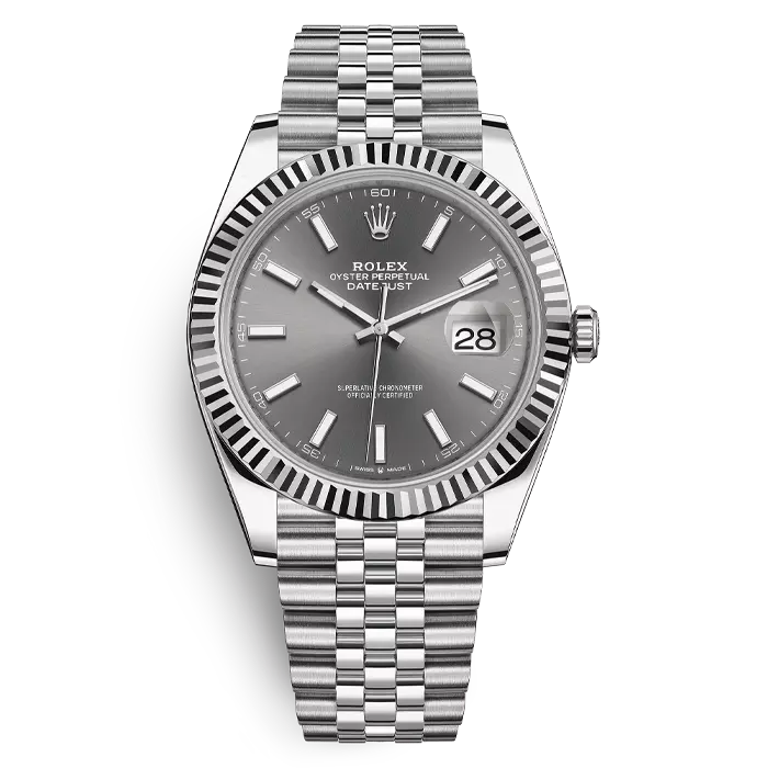 Rolex Datejust Grey Jubilee Fluted