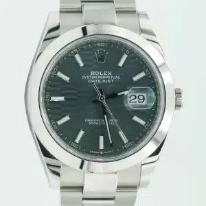 Rolex Datejust Green Motif dial 41mm