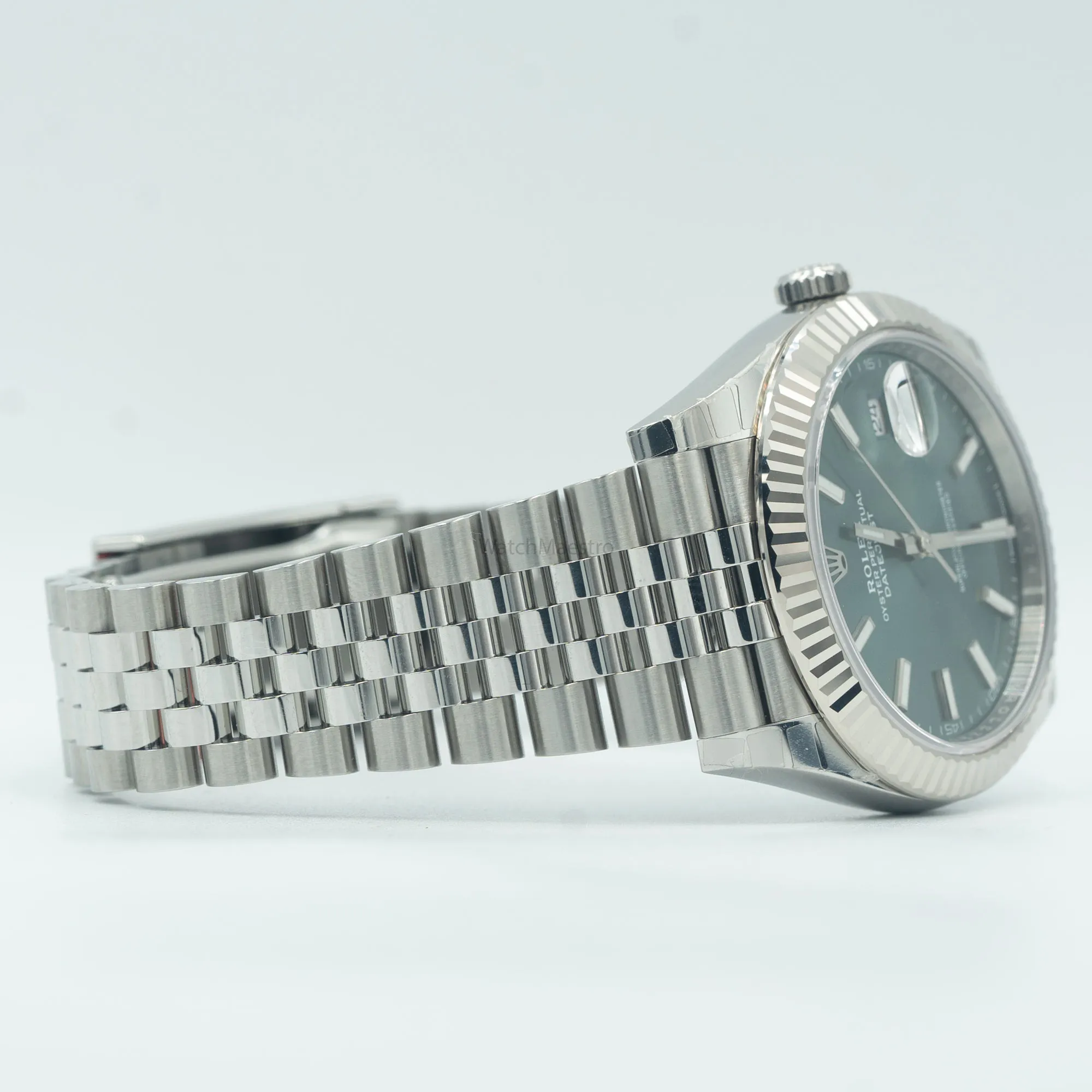 Rolex Datejust Mint Green Jubilee bracelet
