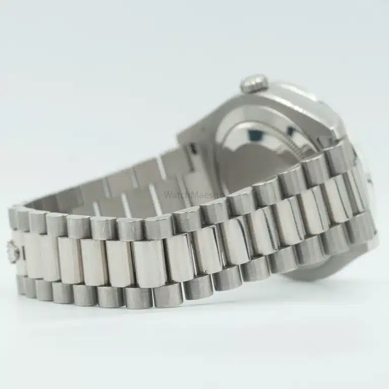 Rolex Day-Date II diamond dial bezel