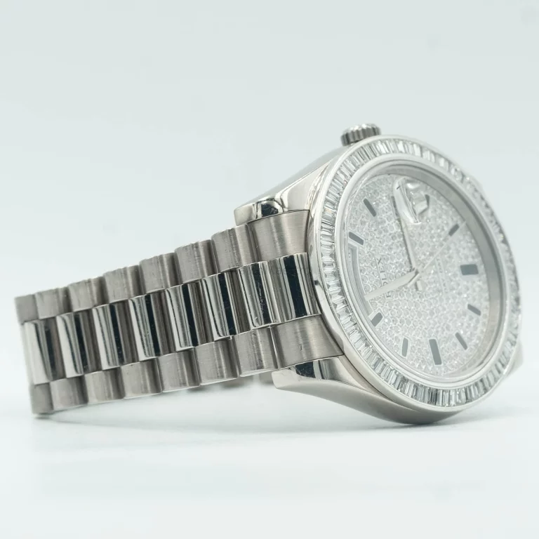 Rolex Day-Date II diamond set bezel