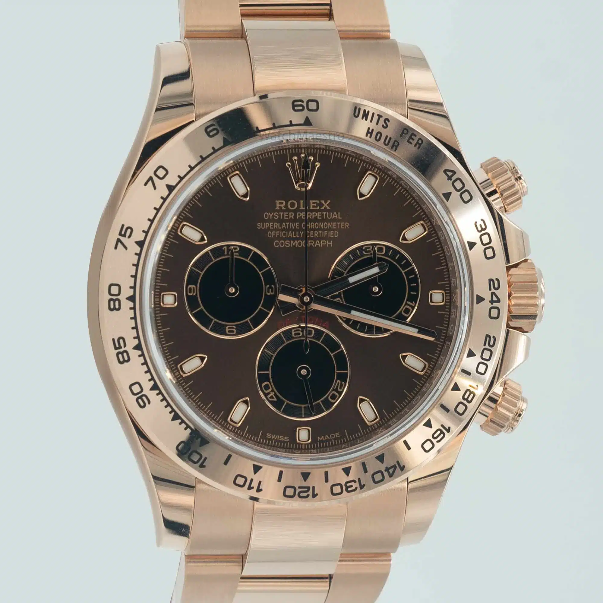 Rolex Daytona Rose Gold Chocolate Dial