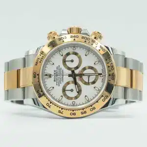 Rolex Daytona Two Tone White