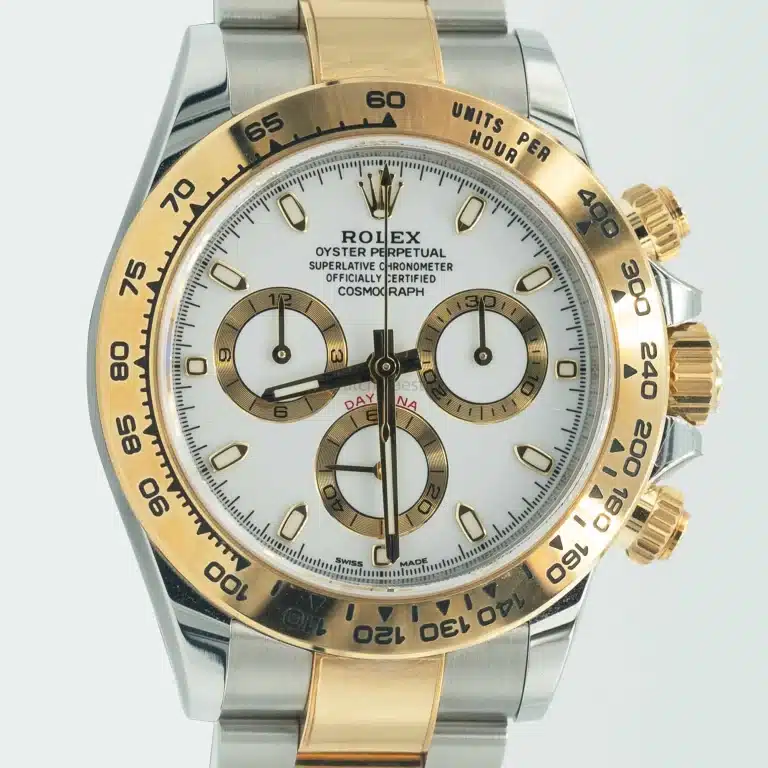 Rolex Daytona Two Tone White Dial