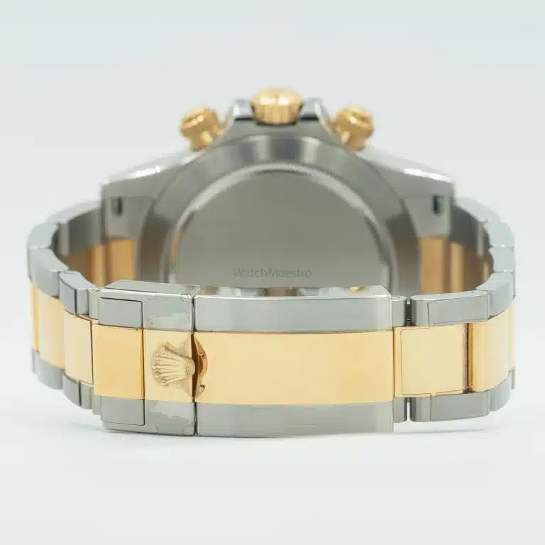 Rolex Daytona Two Tone White Dial yellow gold