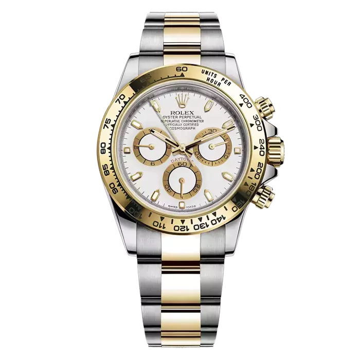 Rolex Daytona two tone white dial product