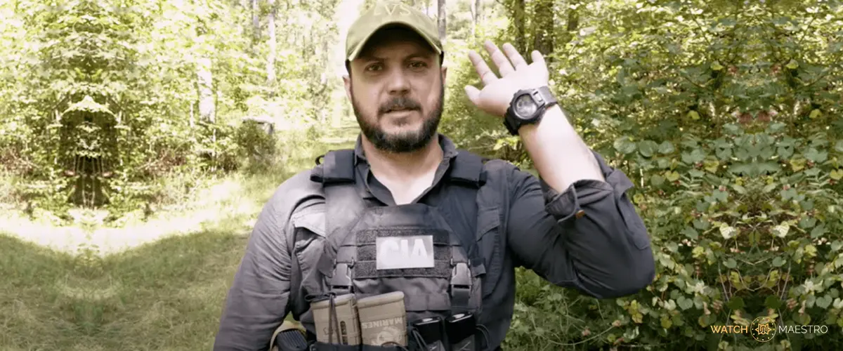 Special forces Wearing watch inside wrist