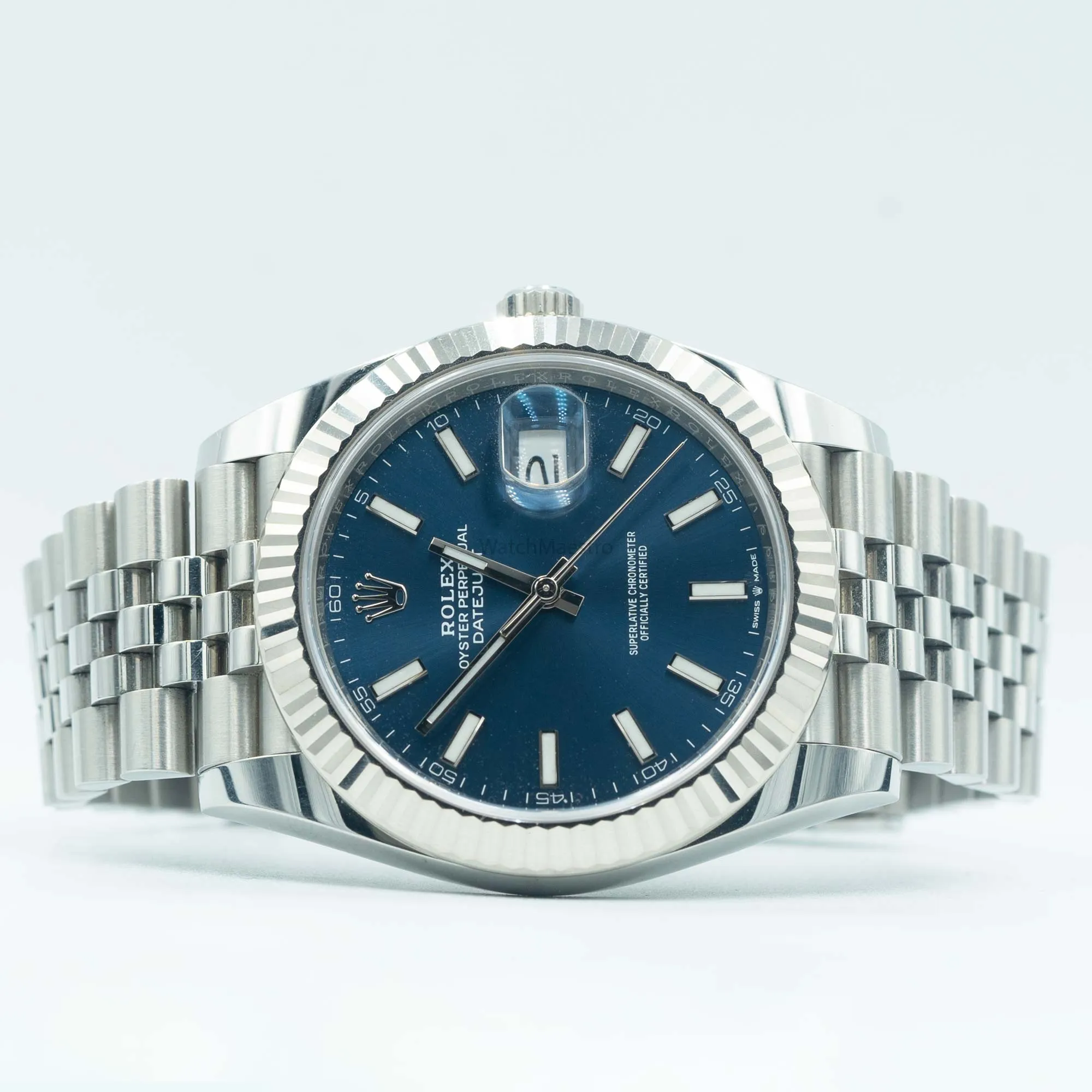 Rolex Datejust 41 Blue Fluted Jubilee