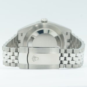 Rolex Datejust Blue Dial 41mm Steel Jubilee