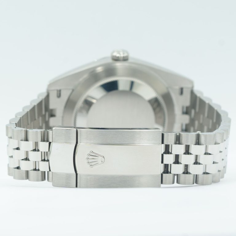 Rolex Datejust Blue Dial 41mm Steel Jubilee