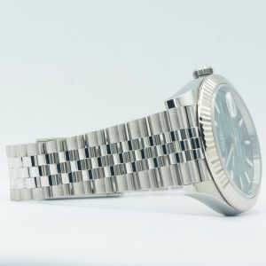 Rolex Datejust Green Dial 41mm Fluted Bezel