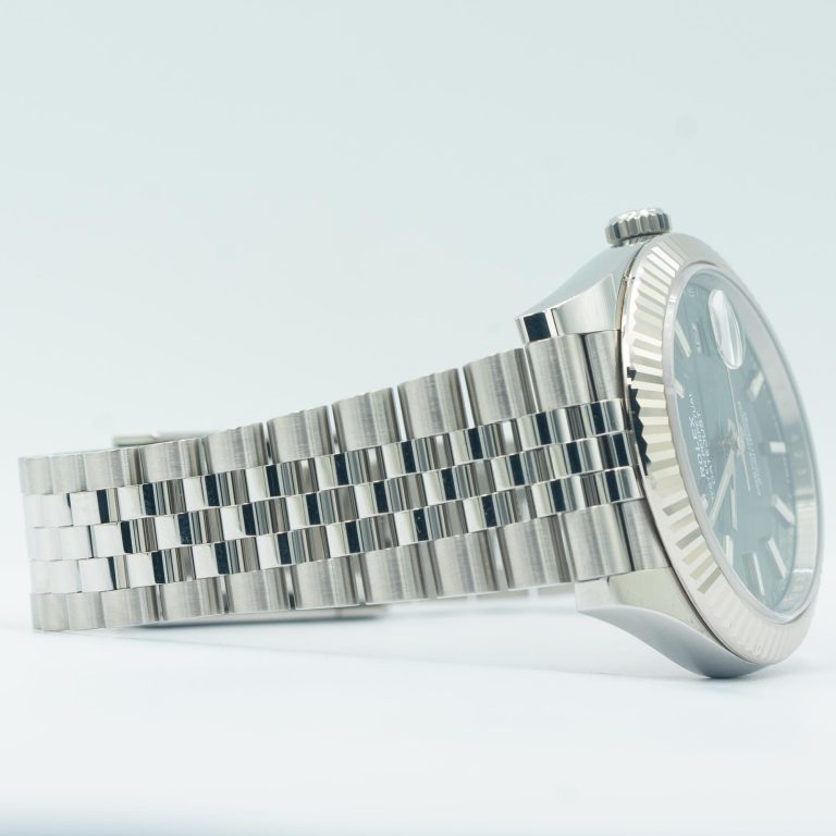 Rolex Datejust Green Dial 41mm Fluted Bezel