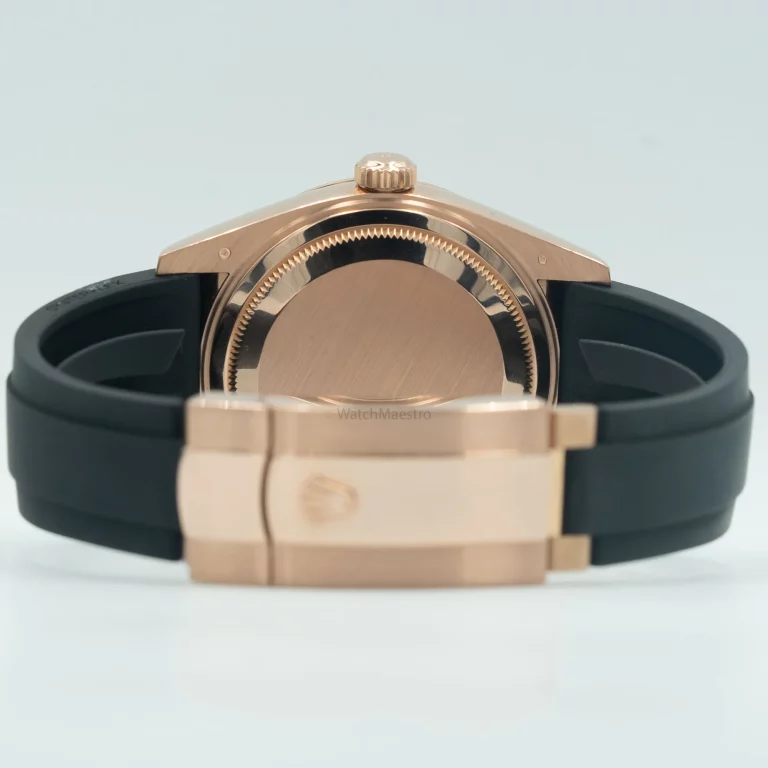 رولكس سكاي دويلير أويستر فليكس من الذهب الوردي