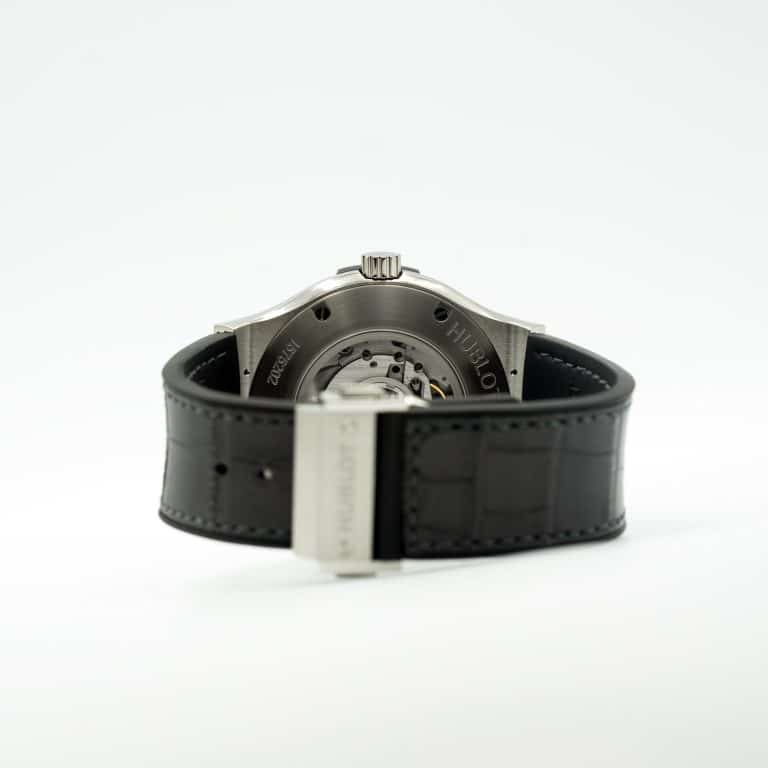 Hublot Classic Fusion Black Strap Grey dial