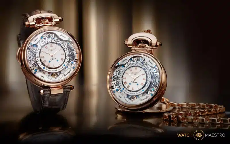 Invest in a luxury pocket watch with date