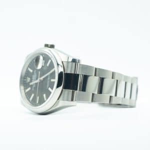 Rolex Datejust 36 Black Dial Smooth bezel