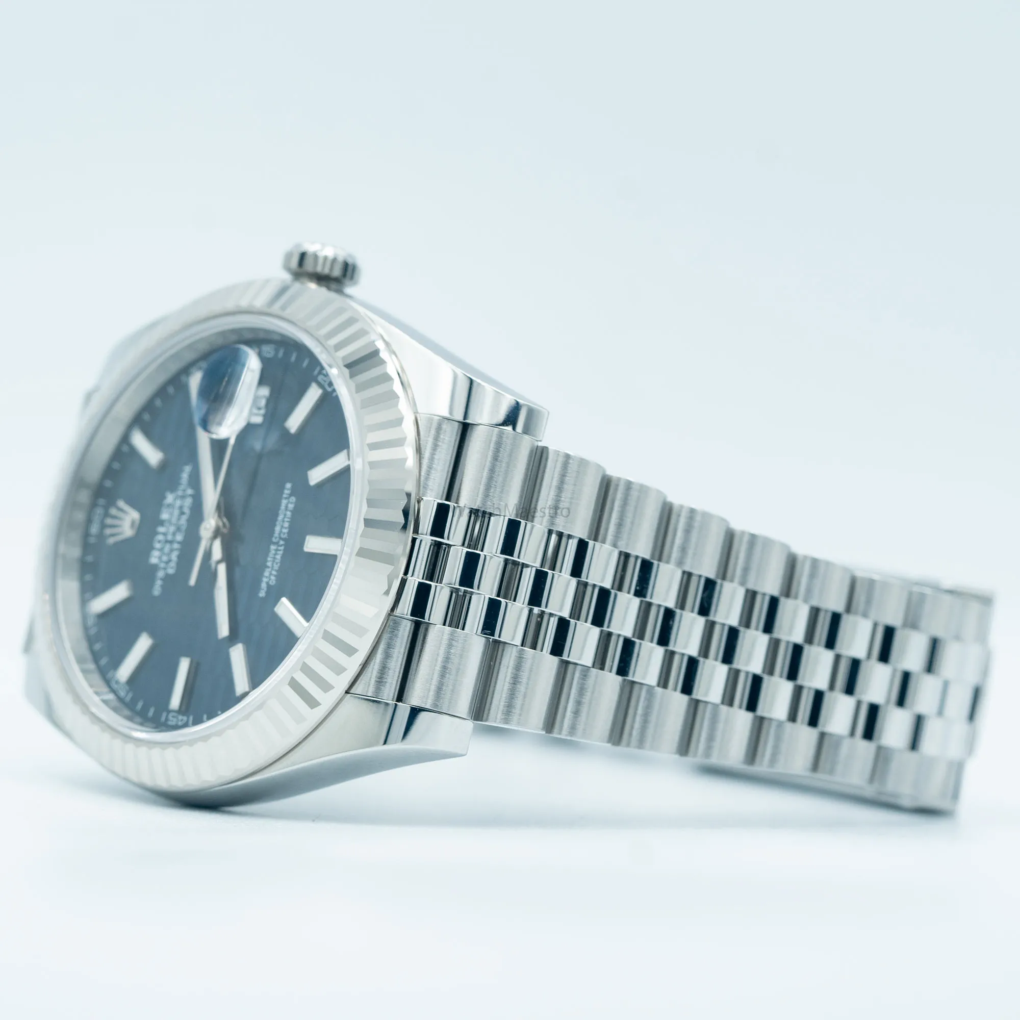 Rolex Datejust 41 Blue Motif Dial