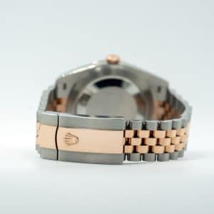 Rolex Datejust White Motif Two Tone Everose