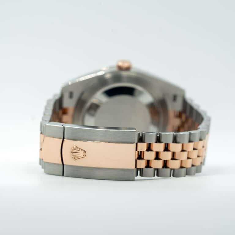 Rolex Datejust White Motif Two Tone Everose