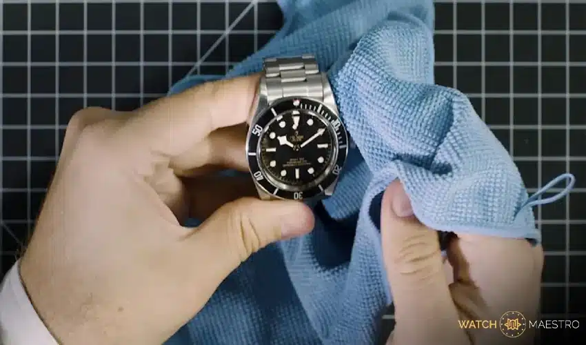Watch cleaning microfiber