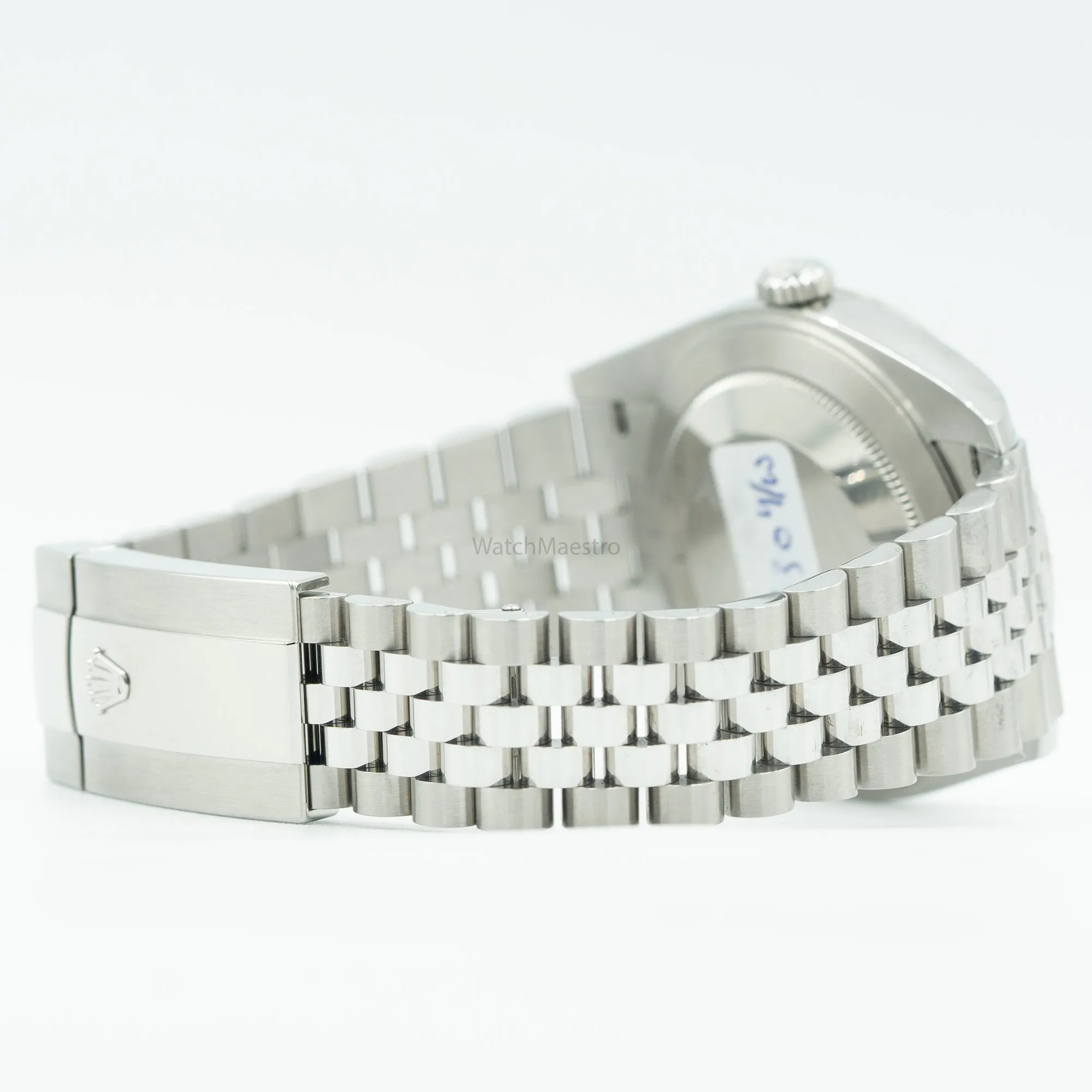 Rolex DJ41 Black Dial Fluted Jubilee