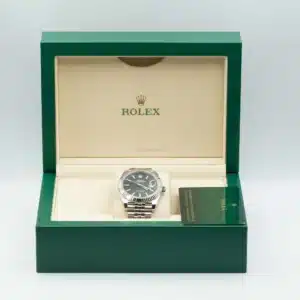 Rolex DJ41 Black Fluted Jubilee 126334
