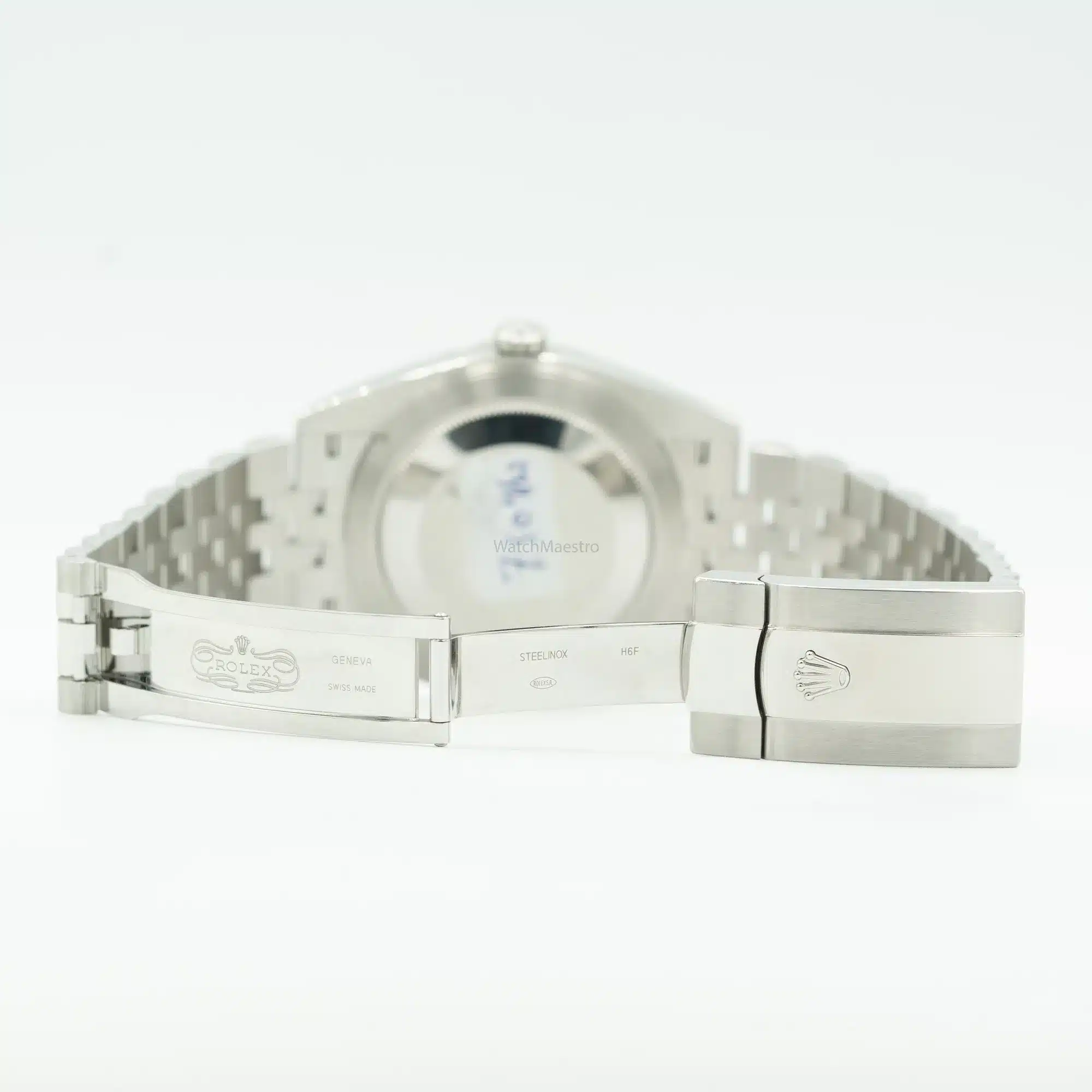 Rolex DJ41 Black Fluted Jubilee full steel