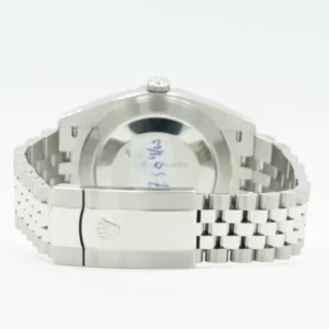 Rolex DJ41 Black Fluted Jubilee steel