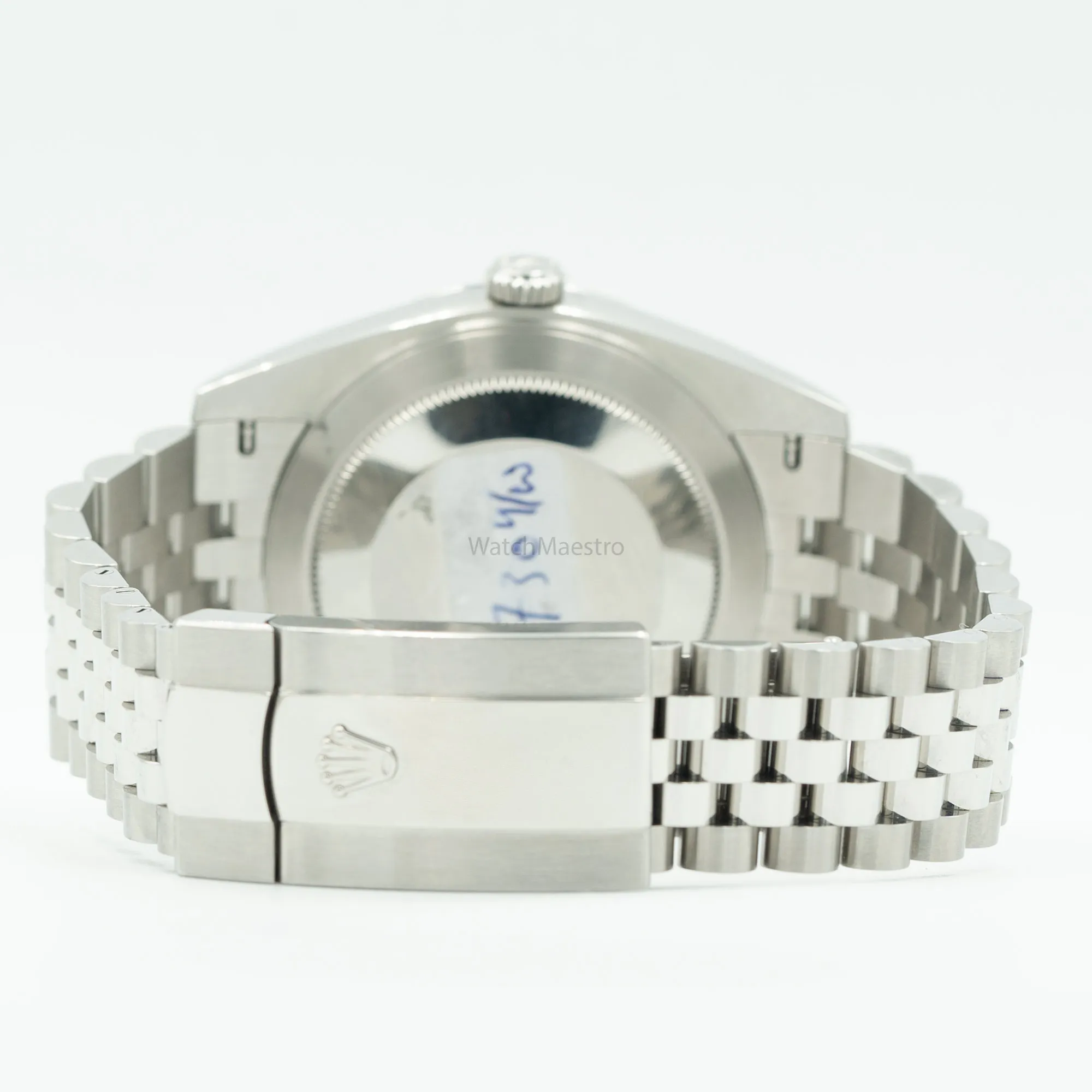 Rolex DJ41 Black Fluted Jubilee steel