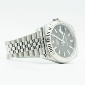 Rolex DJ41 Black Fluted bezel Jubilee