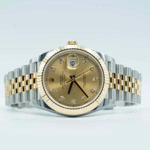 Rolex Datejust 41 two tone Champ Diamonds