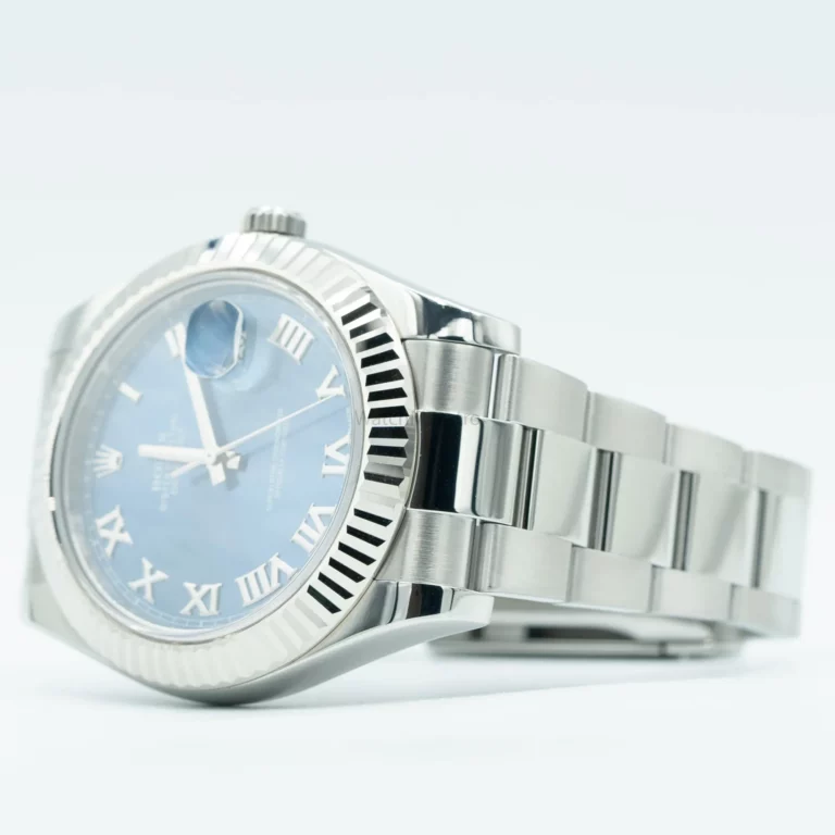 Rolex Datejust Roman Blue Fluted